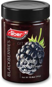 Raber Blackberry swiss preserve 70% fruit