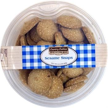 Country Cookies Sesame Snaps