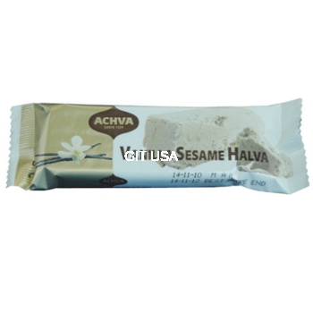 Achva Vanilla Sesame Halva 70g set of 6